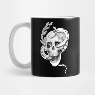 Skull and snake Mug